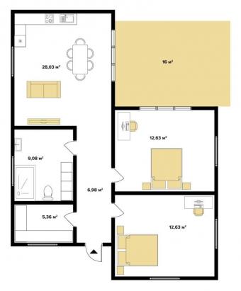 Будинок Хай-тек 85 м кв 5