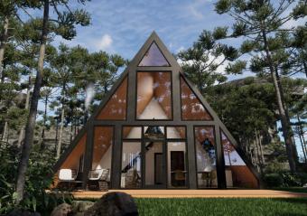 Будинок А-Фрейм 85 м кв 5