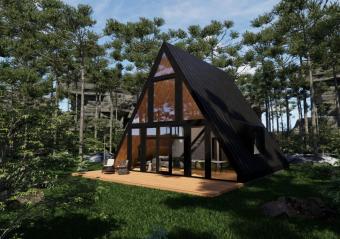 Будинок А-Фрейм 85 м кв 6