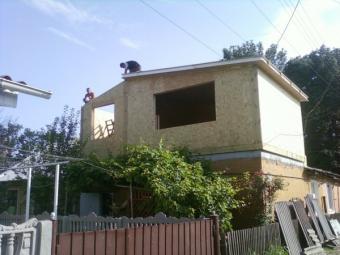 Надбудова 2-го поверху з сіп панелей 9