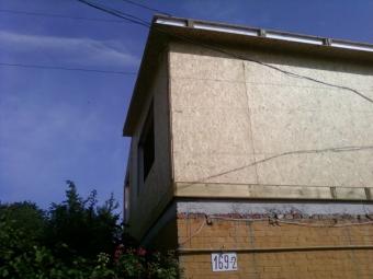 Надбудова 2-го поверху з сіп панелей 8